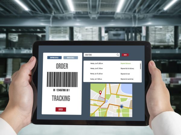 Delivery tracking system for e-commerce and modish online business to timely goods transportation and delivery